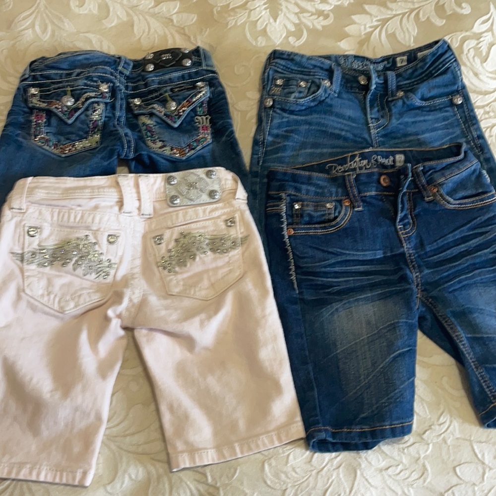 Girls summer shorts Miss Me size 7